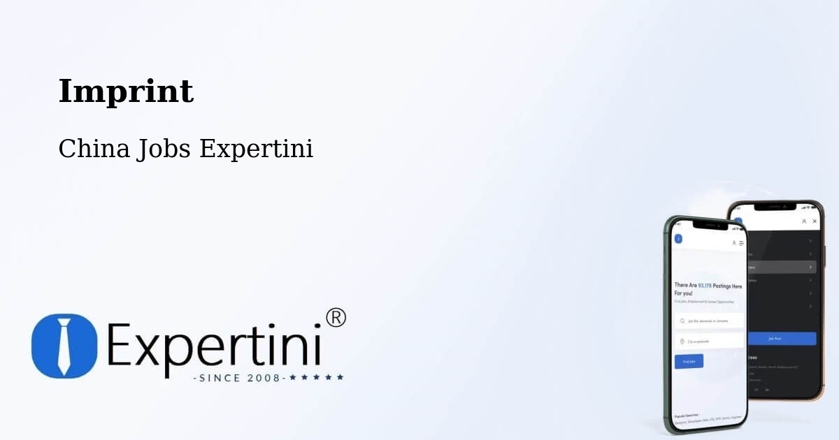Imprint – Rizhao - China Jobs Expertini
