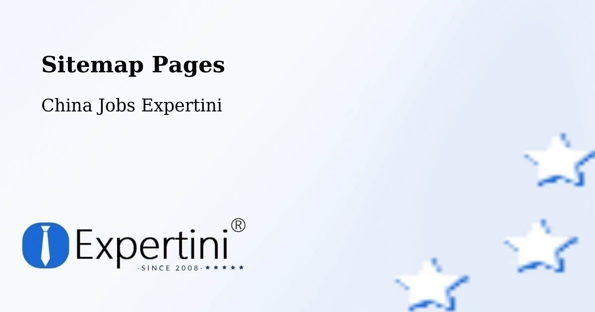 Sitemap Pages - Rizhao - China Jobs Expertini